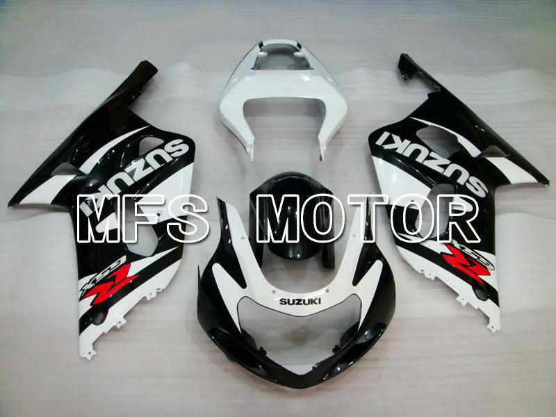 Suzuki GSXR600 2001-2003 Injection ABS Fairing - Factory Style - Black White - MFS2119 - Fairings Kit