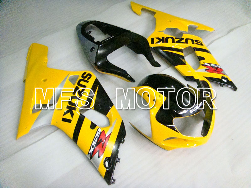 Suzuki GSXR750 2000-2003 Injection ABS Fairing - Factory Style - Black Yellow - MFS6951 - Fairings Kit