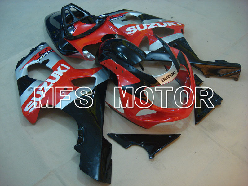 Suzuki GSXR600 2001-2003 Injection ABS Fairing - Factory Style - Black Red Silver - MFS2132 - Fairings Kit