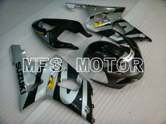 Suzuki GSXR600 2001-2003 Injection ABS Fairing - Factory Style - Black Silver - MFS2134 - Fairings Kit