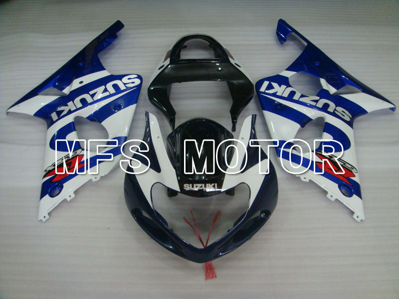 Suzuki GSXR600 2001-2003 Injection ABS Fairing - Factory Style - Black Blue White - MFS2137 - Fairings Kit