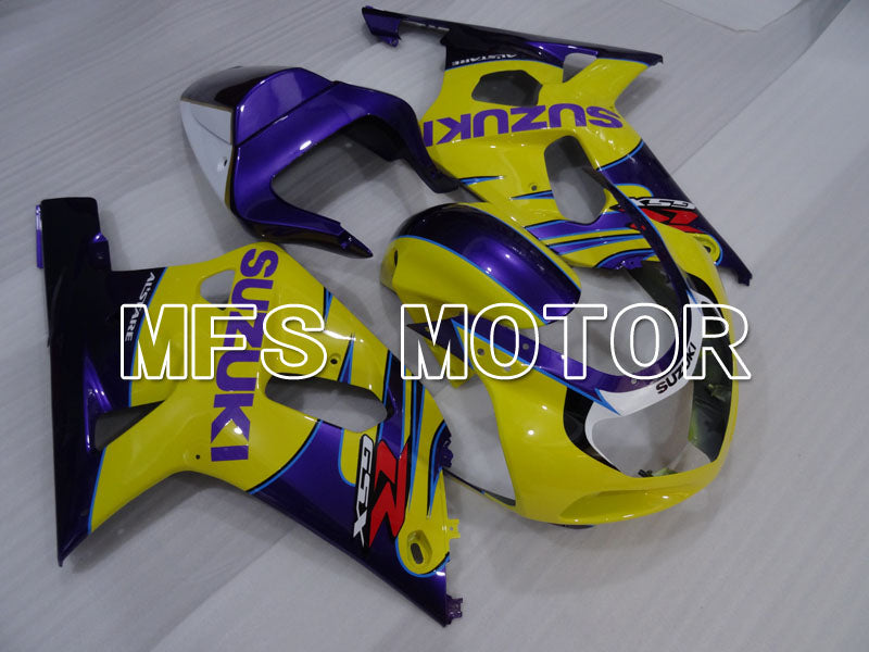 Suzuki GSXR600 2001-2003 Injection ABS Fairing - Factory Style - Yellow Purple - MFS2142 - Fairings Kit