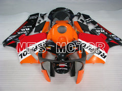 Honda CBR600RR 2003-2004 ABS Injection Fairing - Repsol - Red Orange Black - MFS2143 - Fairings Kit