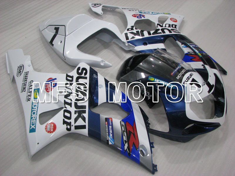 Suzuki GSXR750 2000-2003 Injection ABS Fairing - Factory Style - White Blue - MFS6958 - Fairings Kit
