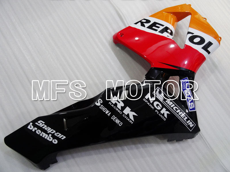 Honda CBR600RR 2003-2004 ABS Injection Fairing - Repsol - Red Orange Black - MFS2145 - Fairings Kit