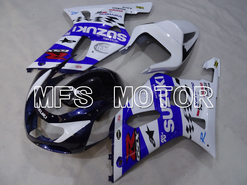 Suzuki GSXR750 2000-2003 Injection ABS Fairing - MOTUL - White Blue - MFS6960 - Fairings Kit