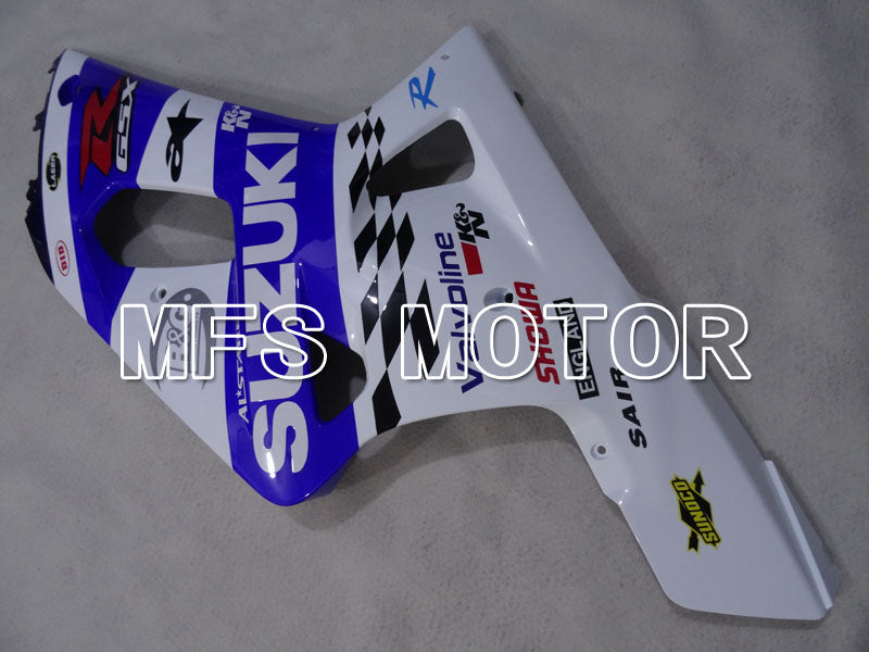 Suzuki GSXR600 2001-2003 Injection ABS Fairing - MOTUL - White Blue - MFS2147 - Fairings Kit