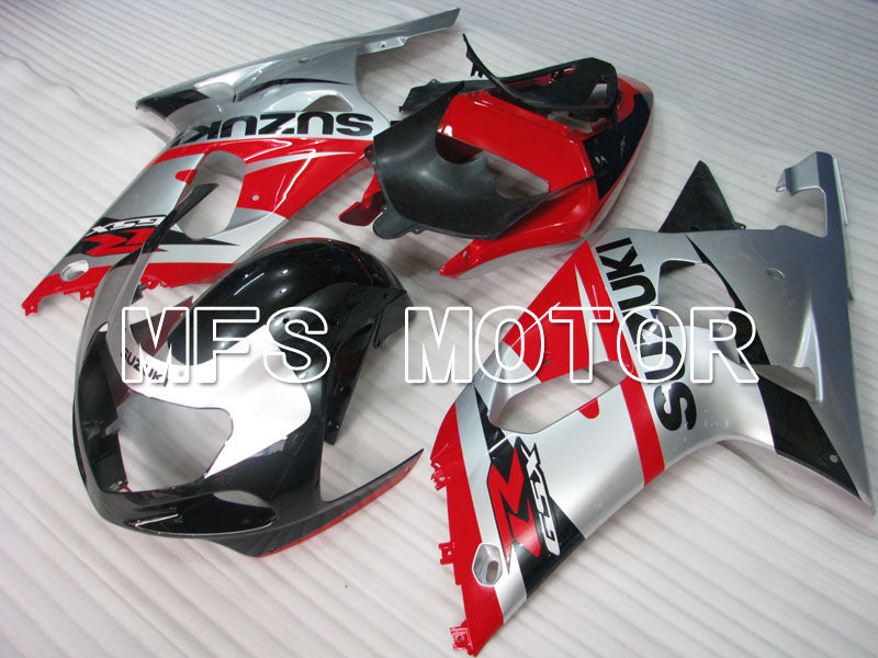 Suzuki GSXR750 2000-2003 Injection ABS Fairing - Factory Style - Black Red Silver - MFS6963 - Fairings Kit