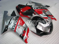 Suzuki GSXR750 2000-2003 Injection ABS Fairing - Factory Style - Black Red Silver - MFS6963 - Fairings Kit