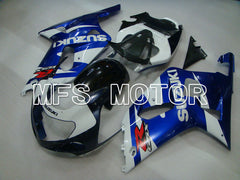 Suzuki GSXR750 2000-2003 Injection ABS Fairing - Factory Style - Black Blue White - MFS6973 - Fairings Kit