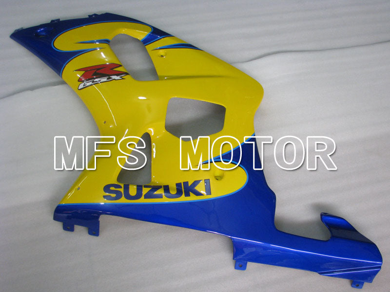 Suzuki GSXR600 2001-2003 Injection ABS Fairing - Factory Style - Yellow Blue - MFS2166 - Fairings Kit