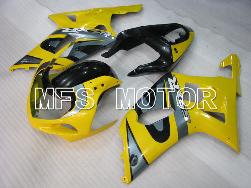 Suzuki GSXR600 2001-2003 Injection ABS Fairing - Factory Style - Black Yellow - MFS2167 - Fairings Kit
