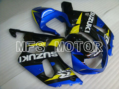 Suzuki GSXR750 2000-2003 Injection ABS Fairing - Factory Style - Black Blue - MFS6984 - Fairings Kit