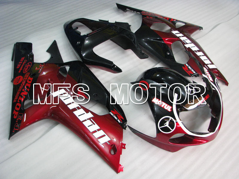 Suzuki GSXR750 2000-2003 Injection ABS Fairing - Jordan - Black Red - MFS6990 - Fairings Kit