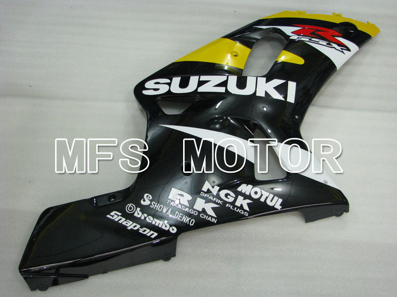 Suzuki GSXR600 2001-2003 Injection ABS Fairing - Factory Style - Black Yellow - MFS2188 - Fairings Kit