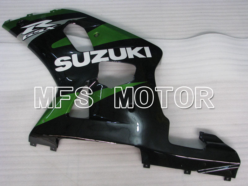 Suzuki GSXR600 2001-2003 Injection ABS Fairing - Factory Style - Black Green - MFS2191 - Fairings Kit