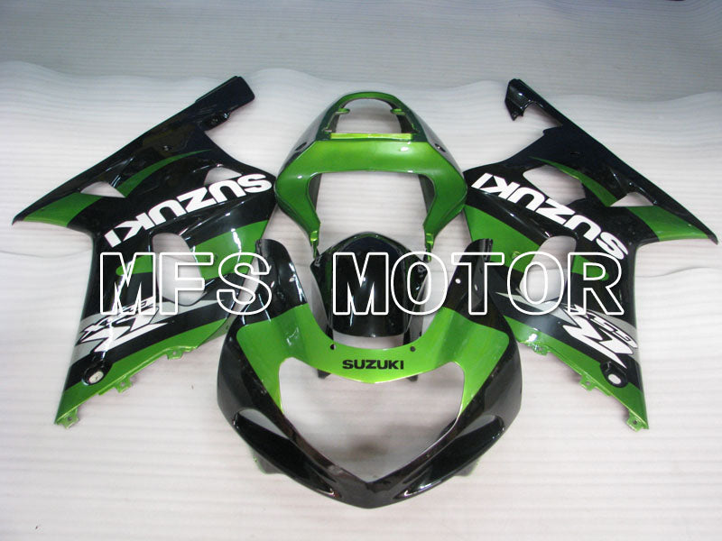Suzuki GSXR750 2000-2003 Injection ABS Fairing - Factory Style - Black Green - MFS6993 - Fairings Kit