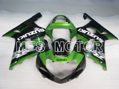 Suzuki GSXR750 2000-2003 Injection ABS Fairing - Factory Style - Black Green - MFS6993 - Fairings Kit