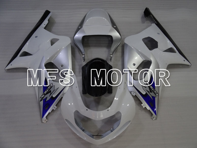 Suzuki GSXR750 2000-2003 Injection ABS Fairing - Factory Style - White Silver - MFS6994 - Fairings Kit
