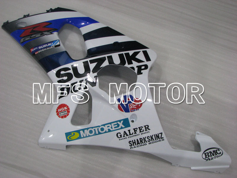 Suzuki GSXR750 2000-2003 Injection ABS Fairing - DUNLOP - White Blue - MFS6996 - Fairings Kit