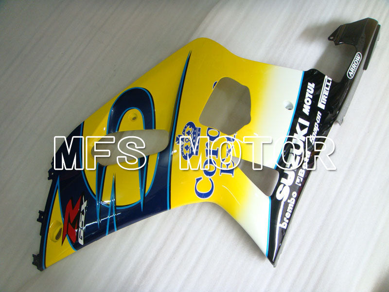 Suzuki GSXR600 2001-2003 Injection ABS Fairing - Corona - Black Yellow Blue - MFS2201 - Fairings Kit
