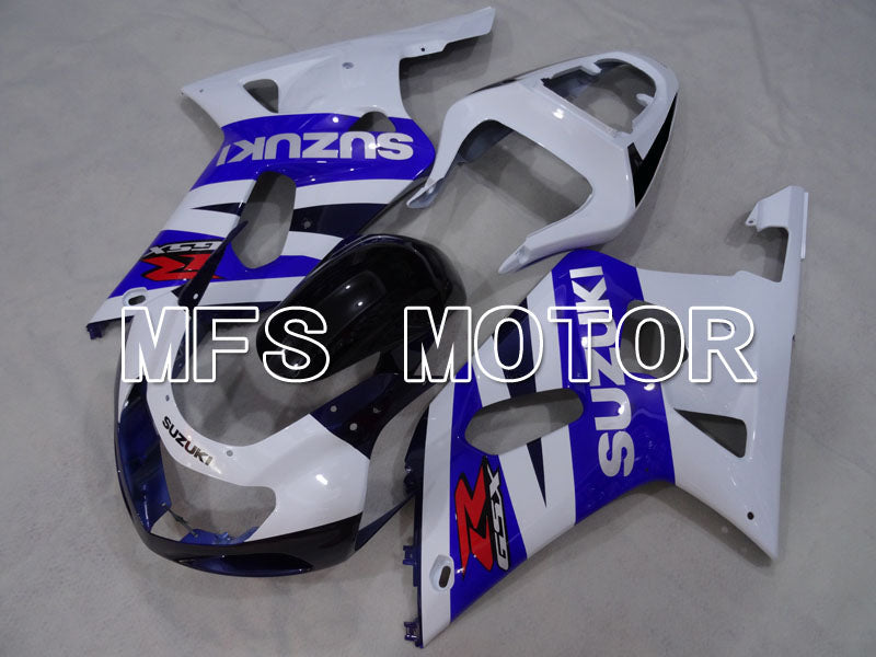 Suzuki GSXR600 2001-2003 Injection ABS Fairing - Factory Style - White Blue - MFS2207 - Fairings Kit