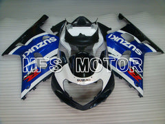 Suzuki GSXR750 2000-2003 Injection ABS Fairing - Factory Style - Black Wihte Blue - MFS7005 - Fairings Kit