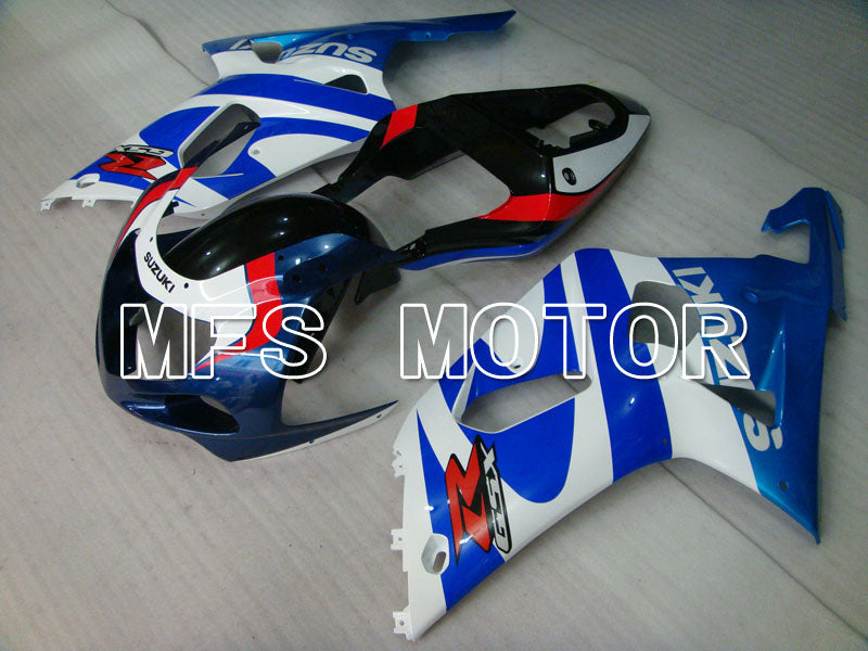 Suzuki GSXR600 2001-2003 Injection ABS Fairing - Factory Style - White Blue - MFS2210 - Fairings Kit