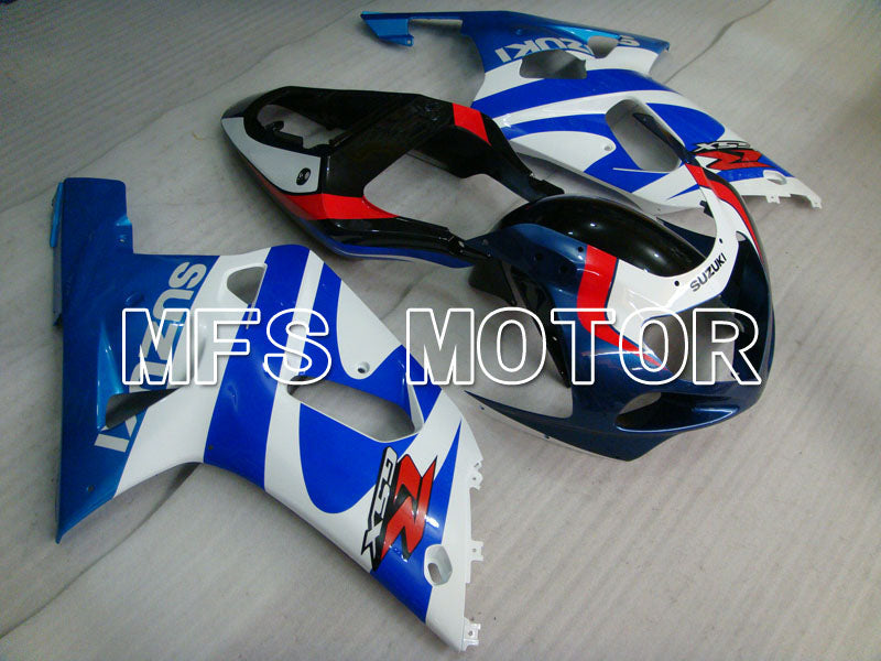 Suzuki GSXR750 2000-2003 Injection ABS Fairing - Factory Style - White Blue - MFS7041 - Fairings Kit