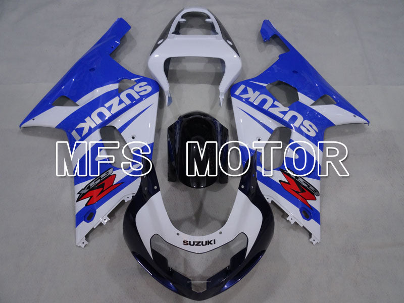 Suzuki GSXR750 2000-2003 Injection ABS Fairing - Factory Style - Black Wihte Blue - MFS7007 - Fairings Kit