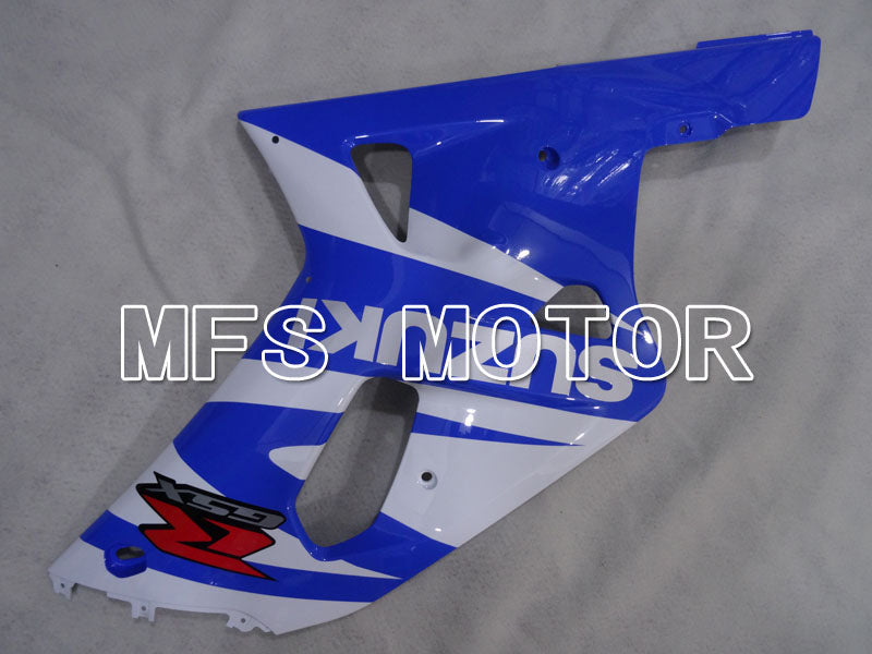 Suzuki GSXR750 2000-2003 Injection ABS Fairing - Factory Style - Black Wihte Blue - MFS7007 - Fairings Kit