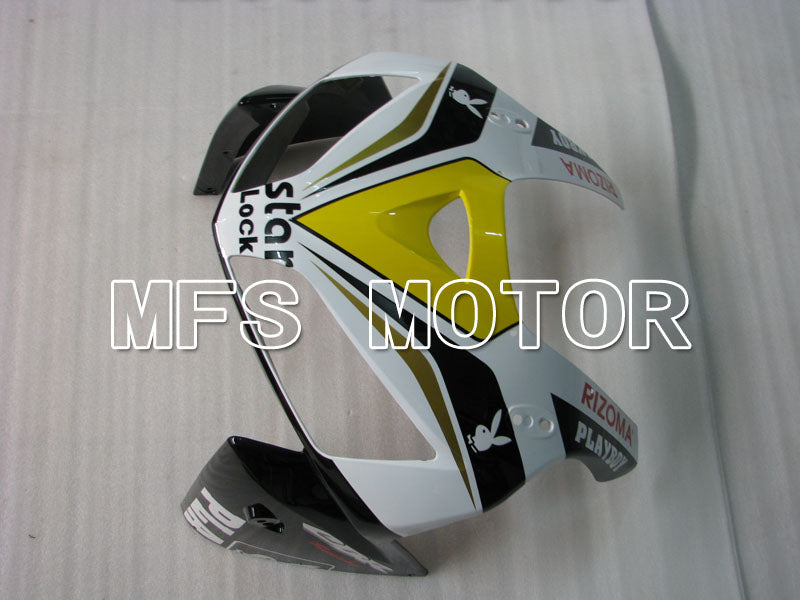 Honda CBR600RR 2005-2006 Injection ABS Fairing - HRC - White Black Yellow - MFS2215 - Fairings Kit