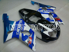 Suzuki GSXR750 2000-2003 Injection ABS Fairing - Factory Style - Black Wihte Blue - MFS7011 - Fairings Kit