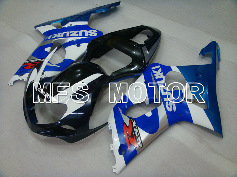 Suzuki GSXR750 2000-2003 Injection ABS Fairing - Factory Style - Black Wihte Blue - MFS7011 - Fairings Kit