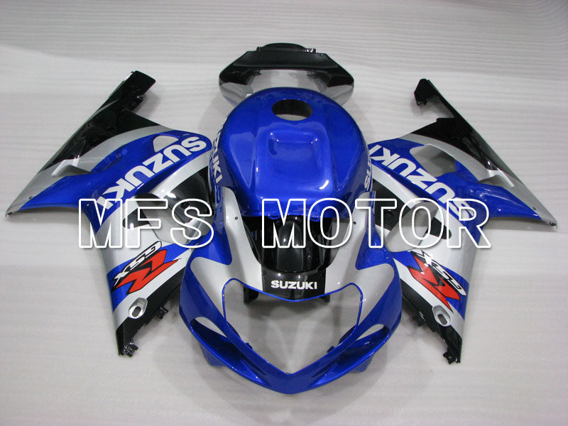 Suzuki GSXR600 2001-2003 Injection ABS Fairing - Factory Style - Black Blue Silver - MFS2221 - Fairings Kit