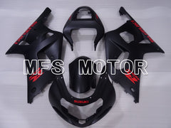 Suzuki GSXR750 2000-2003 Injection ABS Fairing - Factory Style - Matte Black - MFS7014 - Fairings Kit