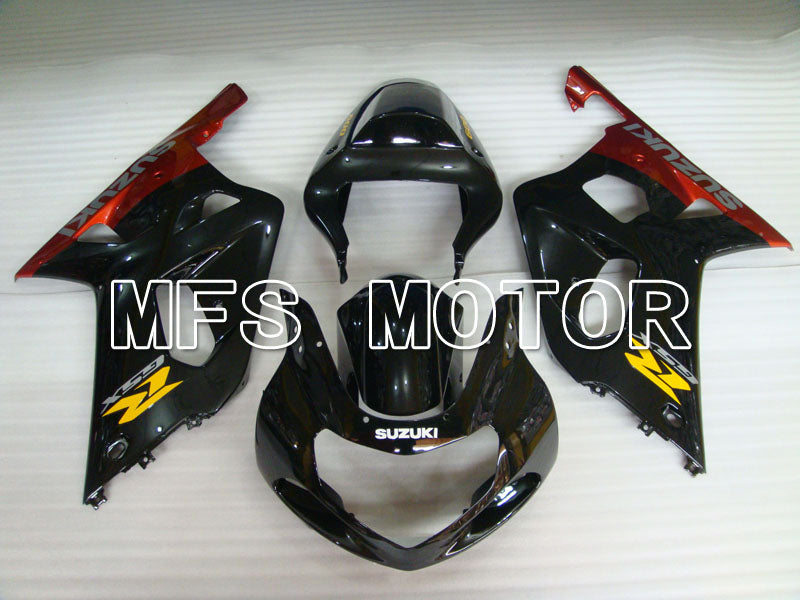 Suzuki GSXR750 2000-2003 Injection ABS Fairing - Factory Style - Black Red - MFS7012 - Fairings Kit