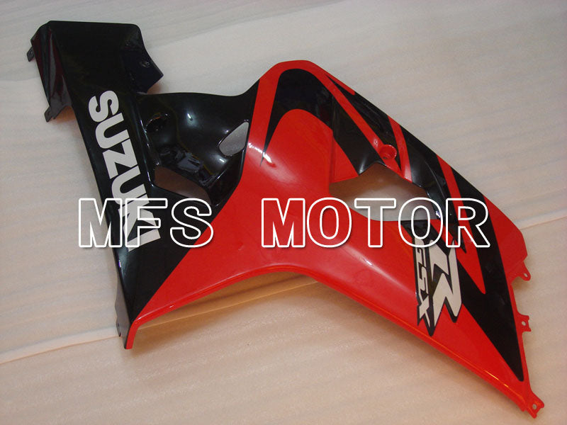 Suzuki GSXR600 GSXR750 2004-2005 Injection ABS Fairing - Factory Style - Black Red - MFS2258 - Fairings Kit