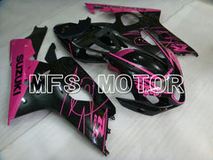 Suzuki GSXR600 GSXR750 2004-2005 Injection ABS Fairing - Factory Style - Black Pink - MFS2264 - Fairings Kit