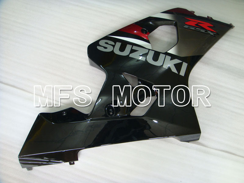 Suzuki GSXR600 GSXR750 2004-2005 Injection ABS Fairing - Factory Style - Black Red - MFS2274 - Fairings Kit