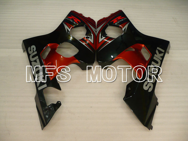 Suzuki GSXR600 GSXR750 2004-2005 Injection ABS Fairing - Factory Style - Black Red - MFS2291 - Fairings Kit