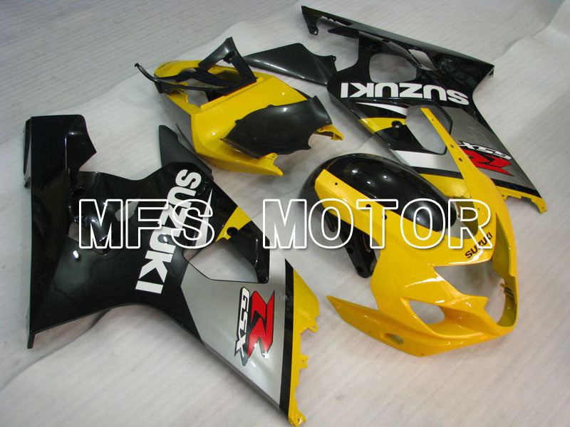 Suzuki GSXR600 GSXR750 2004-2005 Injection ABS Fairing - Factory Style - Black Yellow - MFS2311 - Fairings Kit
