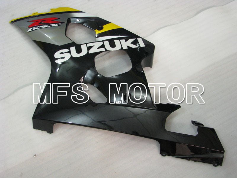 Suzuki GSXR600 GSXR750 2004-2005 Injection ABS Fairing - Factory Style - Black Yellow - MFS2311 - Fairings Kit