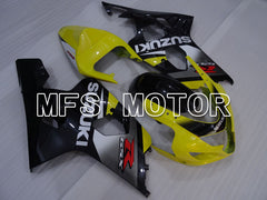 Suzuki GSXR600 GSXR750 2004-2005 Injection ABS Fairing - Factory Style - Black Yellow - MFS2314 - Fairings Kit