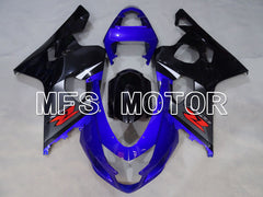 Suzuki GSXR600 GSXR750 2004-2005 Injection ABS Fairing - Factory Style - Black Blue - MFS2317 - Fairings Kit