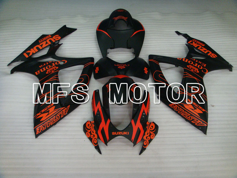 Suzuki GSXR600 GSXR750 2006-2007 Injection ABS Fairing - Corona - Black Matte - MFS2323 - Fairings Kit