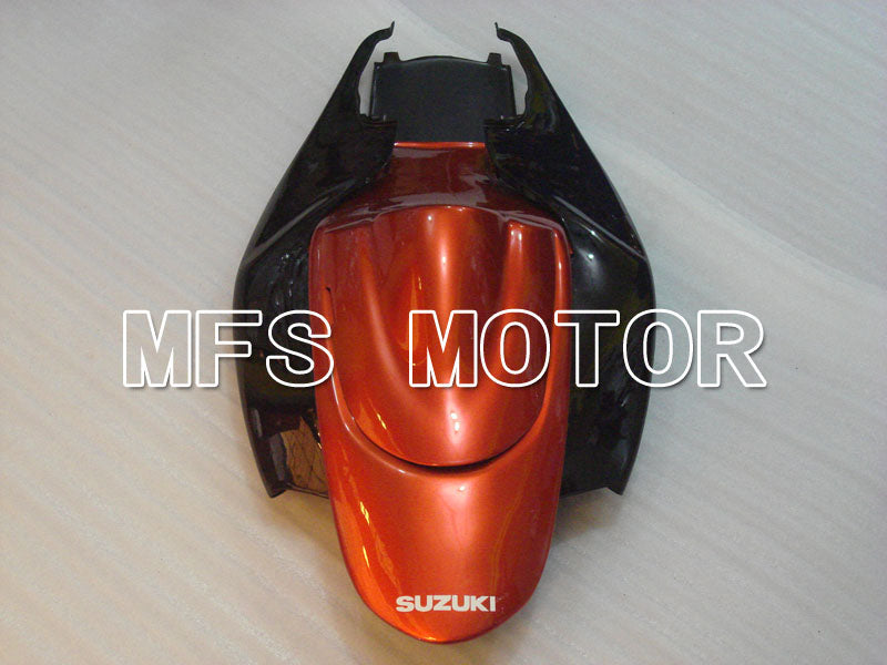Suzuki GSXR600 GSXR750 2006-2007 Injection ABS Fairing - Flame - Black Orange - MFS2335 - Fairings Kit
