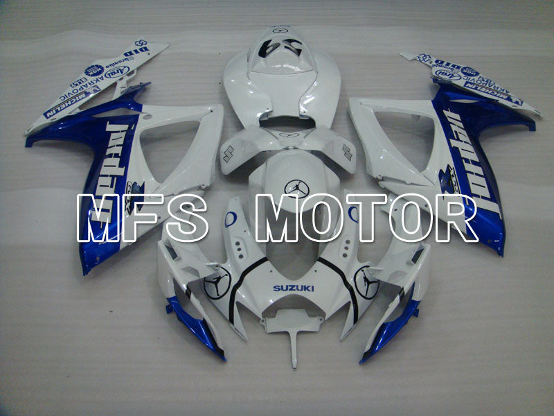 Suzuki GSXR600 GSXR750 2006-2007 Injection ABS Fairing - Jordan - Blue White - MFS2343 - Fairings Kit