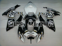Suzuki GSXR600 GSXR750 2006-2007 Injection ABS Fairing - Lucky Strike - Black White - MFS2349 - Fairings Kit