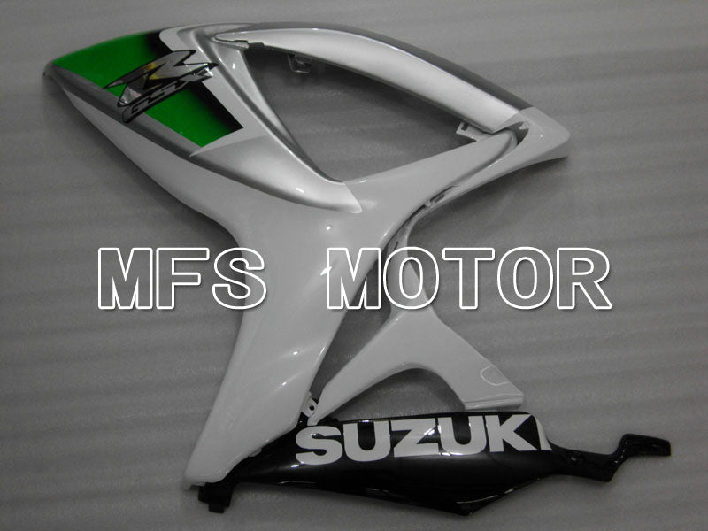 Suzuki GSXR600 GSXR750 2006-2007 Injection ABS Fairing - Factory Style - White Green Silver - MFS2352 - Fairings Kit